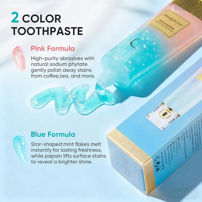 BodyAccel Niacinamide Whitening Toothpaste – Natural Whitening Toothpaste with Niacinamide, Gentle Formula for Brighter Teeth & Fresh Breath