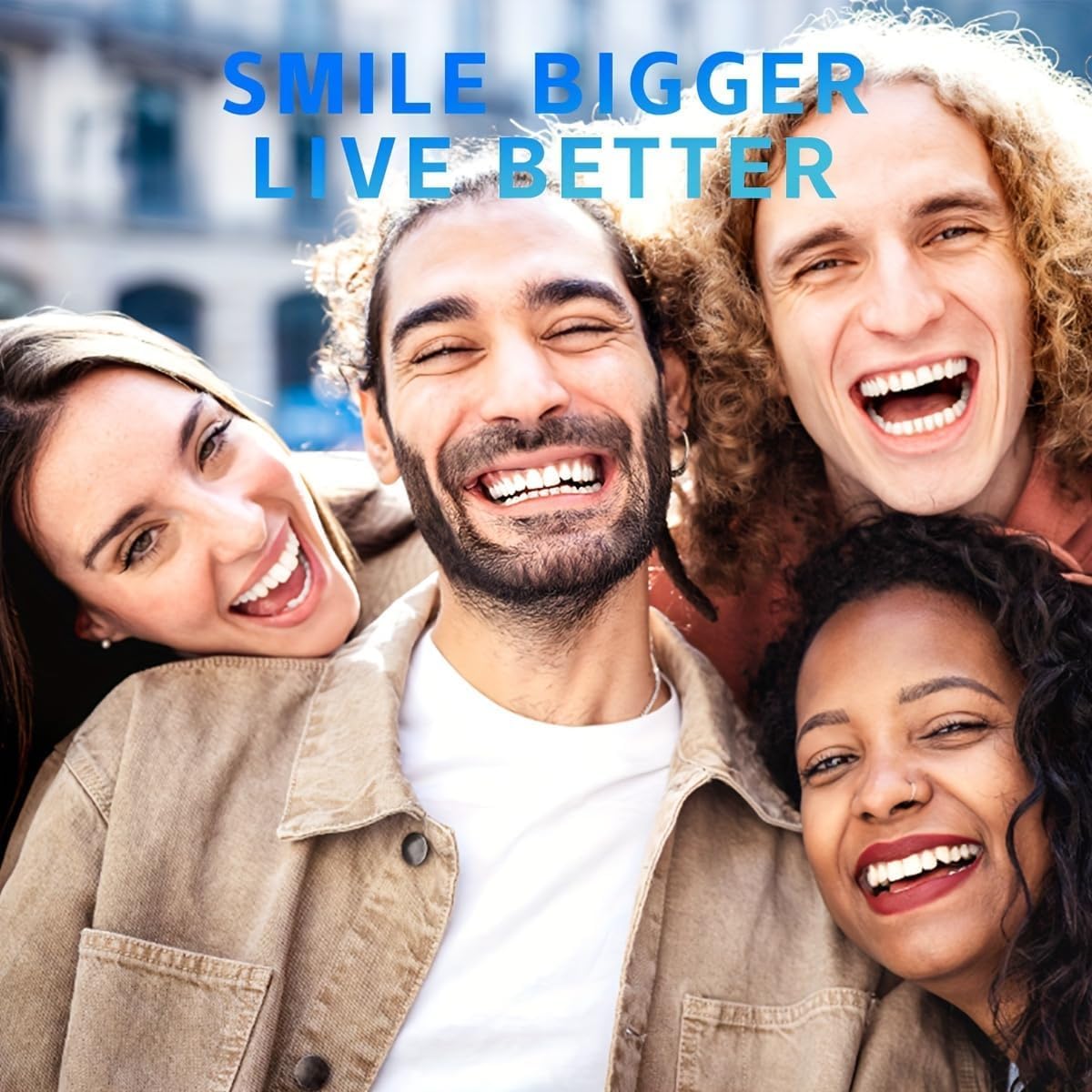 9D Sensitive Teeth Whitening Strips- Professional Enamel-Safe Formula, Fast Stain Removal for Coffee Drinkers & Smokers, Sensitivity-Free Whitening Kit-14Pairs (28Strips)