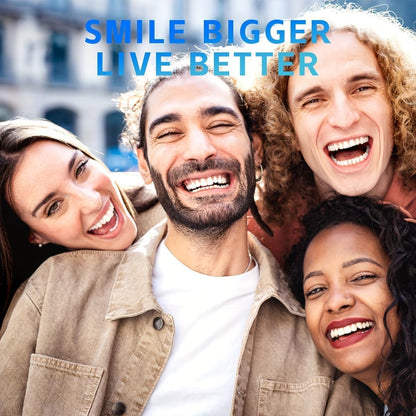 9D Sensitive Teeth Whitening Strips- Professional Enamel-Safe Formula, Fast Stain Removal for Coffee Drinkers & Smokers, Sensitivity-Free Whitening Kit-14Pairs (28Strips)