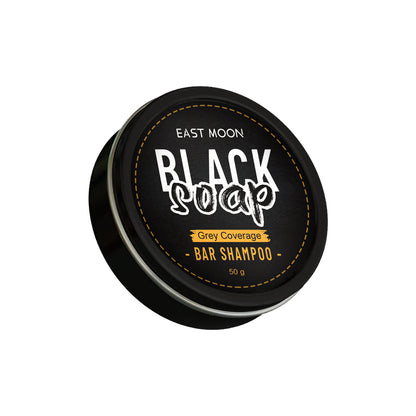 Black Soap Anti-Dandruff Shampoo Bar Soap for Grey Hair Solid Cover with Refreshing Nourishing Features Black Grey Hair Soap Bar